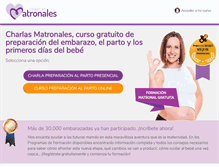 Tablet Screenshot of charlasmatronales.com